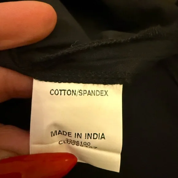 Wayward Fancies Embroidered Floral Shirt Dress Black Tie Waist - Picture 5 of 5